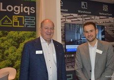Logiqs’ Edwin Hoenderdos sales agent for Noth America and Rick Boekestijn, Sales Engineer.